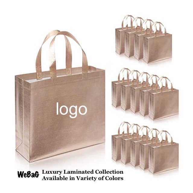 Metallic Photo Laminated Shopping Bags Collection