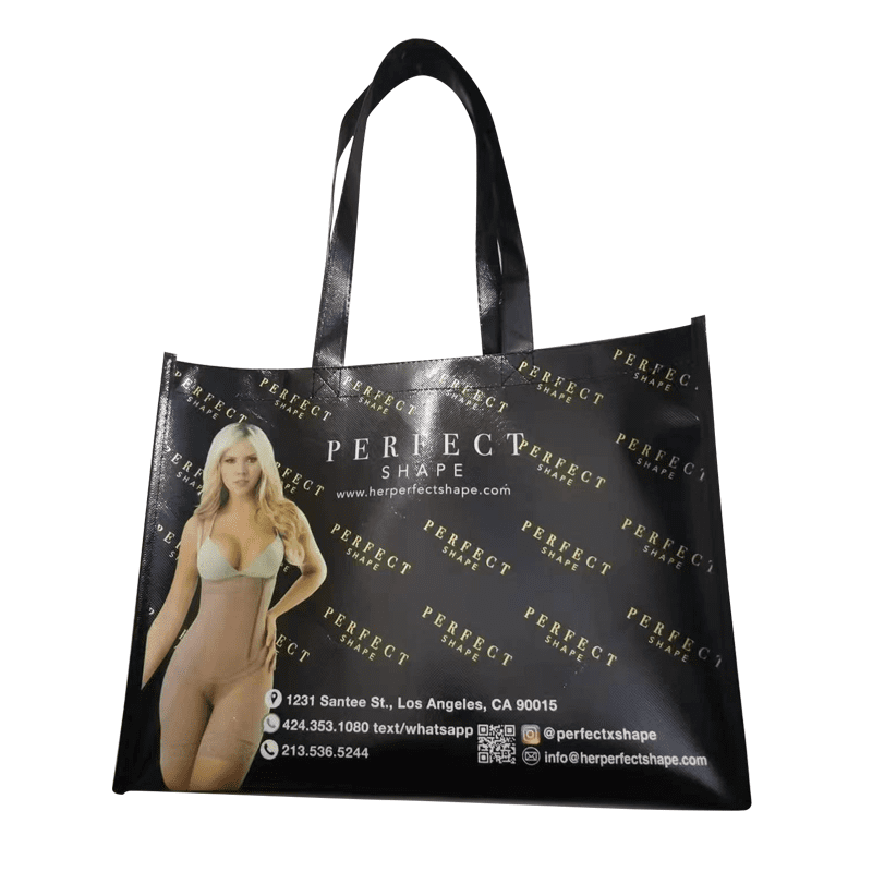Natural Jute Shopping Bag (Open Books View)