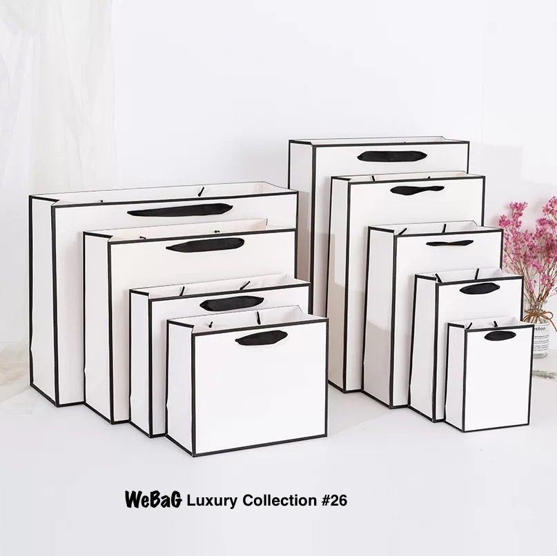Dark Embossed & Woven Texture Luxury Laminated Bags