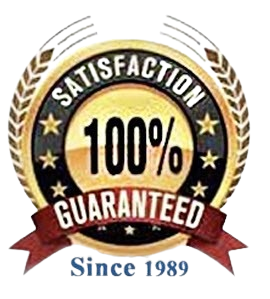 100% Satisfaction Guaranteed